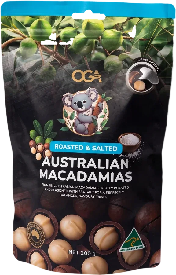 Australian Macadamias, Roasted and Salted