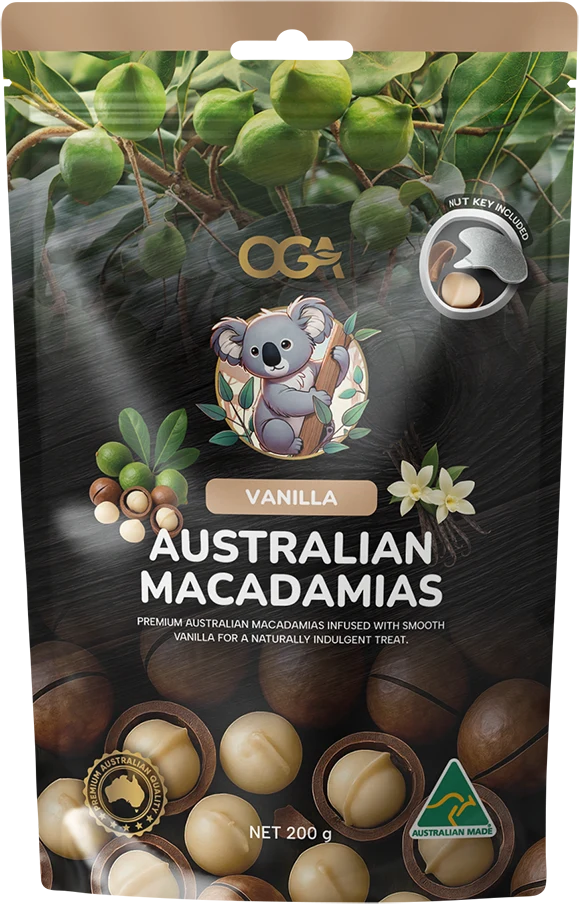 Vanilla macadamias pouch